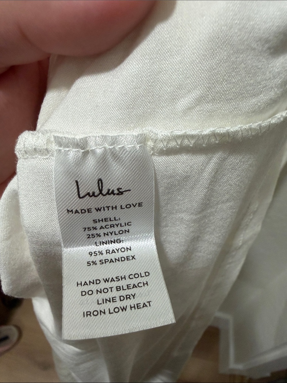 Lulu's White Sleeveless Ribbed Knit Midi Dress - Picture 8 of 8